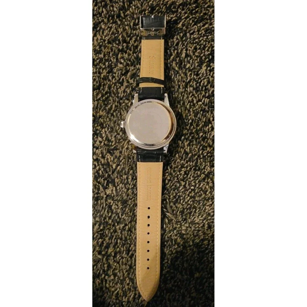 Stauer Men's Urban Blue Watch, Blue Dial with Box, New, needs battery
